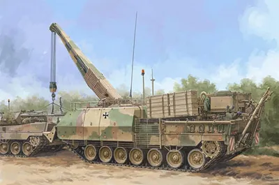 Produktbild von Hobbyboss 84566 - 1:35 Bergepanzer BPz3A1 "Buffalo" ARV - Neu