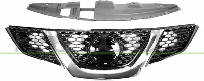 Produktbild von PRASCO DS7122001 Kühlergrill Frontgrill für NISSAN Qashqai II (J11, J11) Schwarz