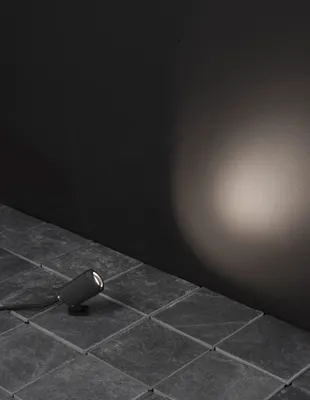 Immagine prodotto di Nova Luce MINI Applique LED nero 3W IP65 bianco caldo 4,2x7x5,5-8cm 9010004