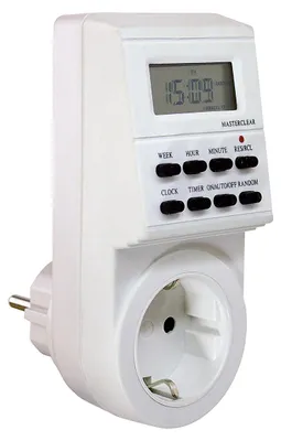 Produktbild von as-Schwabe Wochen-Zeitschaltuhr digital Timer Steckdose Wochenprogramm IP20