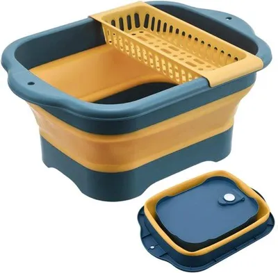 Produktbild von Famanu Faltbare Spülschüssel - Tragbare Waschschüssel - 42 cm Breite