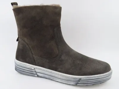 Produktbild von Gabor Velour Lammfell pepper Stiefel Grau : 37.5