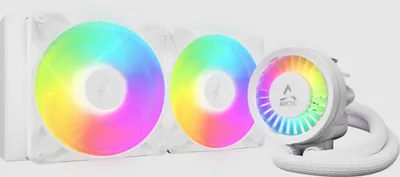 Produktbild von ARCTIC Liquid Freezer III Pro 280 A-RGB (White) Multikompatibler All-in-One CPU-Wasserkühler mit A-RGB, All-in-One-Flüssigkeitskühler, 12 cm, 186 m³/h, Weiß