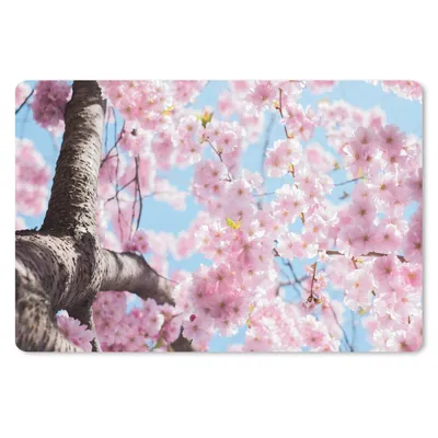 Produktbild von MuchoWow® Schreibtischunterlage Blumen - Sakura - Baum 60x40 cm - XXL Mauspad - Großes Mauspad