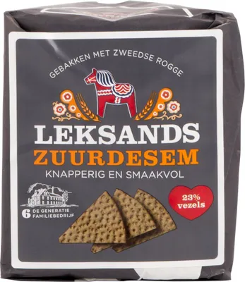 Produktbild von Leksands Knäckebrot zuurdesem Herr 200 Gramm