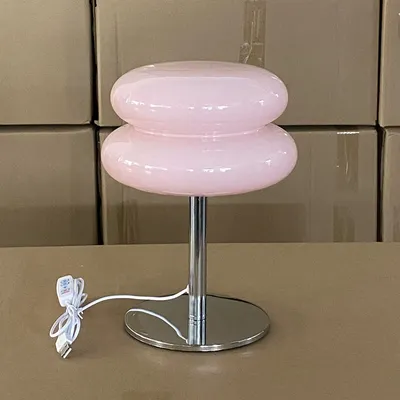 Produktbild von Pilz Bedside Lampe,Mushroom Lamp-Pilzlampen,Led Nachttischlampe,Dimmbare Retro Nachtlicht,Tischleuchte für Wohnzimmer,Schlafzimmer,Nachttisch,pink