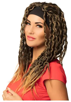 Productafbeelding van Boland 86376, Pruik, Volwassen, Dames, Polyester, Zwart, Bruin, 240 gram