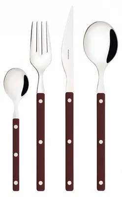 Image de BUGATTI - ALLEGRA Set de 24 couverts en boîte cadeau avec fenêtre - Marron