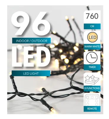 Immagine prodotto di Fata luminosa 96 LED - 760 cm / timer / telecomando