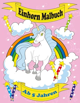 Produktbild von Einhorn Malbuch Ab 5 Jahren