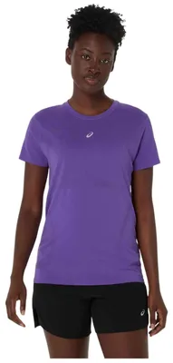 Image de T-shirt Asics Camiseta ASICS Road Seamless manga corta violeta mujer pour Uni