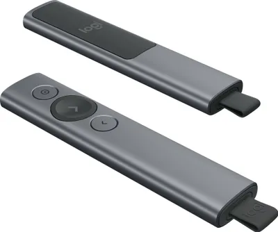 Produktbild von Logitech Spotlight, Bluetooth/RF, USB, 30 m, Grau