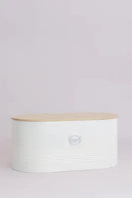 Produktbild von Pastelcreme Brotdose mit Deckel – Luftdichte Aufbewahrungsbox für Brot – 7,5 L Stahlbehälter