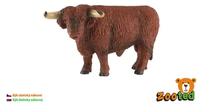 Produktbild von Schottisches Hochlandrind, Zooted-Plastik, 15 cm