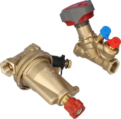 Obrázek produktu pro Sada vyrovnávacího ventilu STAD PN16/regulátoru diferenčního tlaku STAP DN 15, rozsah 5-25 kPa