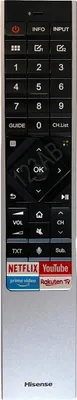 Produktbild von Originale Hisense TV Fernbedienung für 50U7QF | 55A85G | 55A8G | 55A9G | 55U7QF