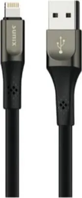 Immagine prodotto di Cavo di ricarica in nylon antirottura Cavo dati 3A Cavo di ricarica veloce Cavo di ricarica veloce 1,2 metri iOS Nero