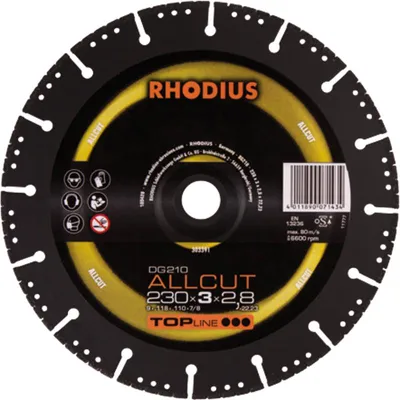 Obrázok produktu pre Univerzálny diamantový rezný kotúč RHODIUS 125 mm