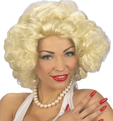 Produktbild von Blonde Damen Perücke "Moviestar"