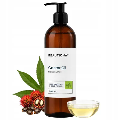 Obrázek produktu pro Beautiona přírodní ricinový olej nerafinovaný lisovaný za studena 500 ml