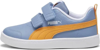Produktbild von Puma Courtflex v2 V PS Zen Blue-Clementine-White Größe EU 32,5