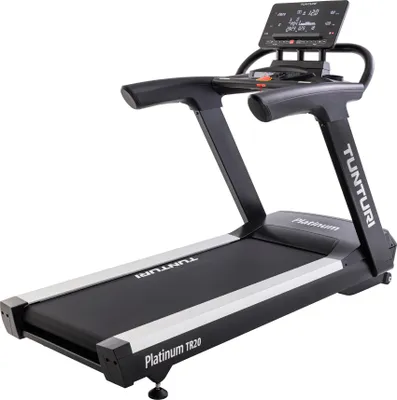 Productafbeelding van Tunturi Platinum T20 Loopband - Hardloopband met Bluetooth - 36 trainingsprogramma's - Inklapbaar - 1.0 tot 22 km/u - 10 inch LCD scherm - Eenvoudige Montage