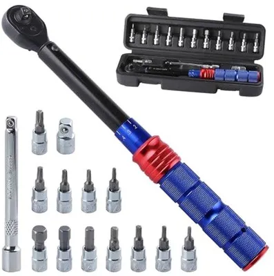 Produktbild von Famanu Drehmomentschlüssel Set 15-teilig - 1/4 Zoll Antrieb