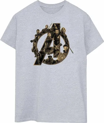 Produktbild von Avengers Infinity War - T-Shirt für Herren BI452 (XL) (Grau)