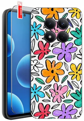 Image de Étui pour Xiaomi Redmi Note 15 Pro 5G | Motifs | Étui en silicone mat + verre