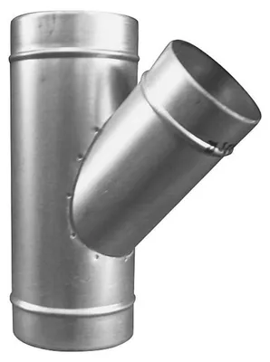 Produktbild von Zehnder Wickelfalz T-Stück 45 Grad DN 160/160/160