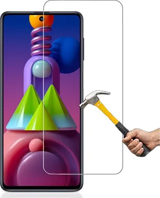 Produktbild von ino Schutzglas kompatibel mit Samsung Galaxy  M51 Panzerglas  Panzerfolie Displayschutzglas Schutz Glasfolie Displayglas 9H