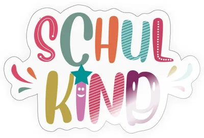 Produktbild von Spreadshirt Schulkind Einschulung Grundschule Kita Kindergartenabschied Sticker Aufkleber, 10 x 10 cm, Transparent glänzend
