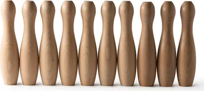 Produktbild von VIZA Madera Holz Kegelspiel Set 19,8 x 6 cm