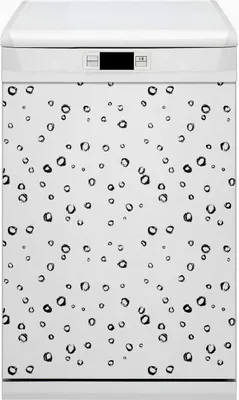 Produktbild von Magnete  Küche Magnetmatte Magnet für Spülmaschine Abwaschbar Nachbildung 45x80 cm  - Gezogene Kreise