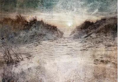 Produktbild von Vlies Fototapete Landschaft 450x315 cm Tapeten Wandtapete XXL Natur Meer Sonnenuntergang c-C-0463-a-a