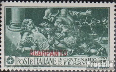 Produktbild von Briefmarken Ägäische Inseln 1930 Mi 27XI postfrisch Ferrucci Aufdruckausgabe Scarpanto