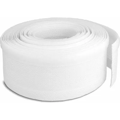 Produktbild von DeLOCK Geflechtschlauch mit Klettverschluss 10 m x 32 mm weiß, Weiß, Polyester, 1 Stück(e)