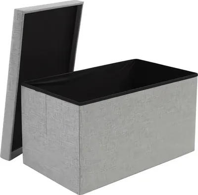 Immagine prodotto di Ruhhy 25996 Sgabello pieghevole in tessuto, 80 kg, 60 x 30 x 30 cm, grigio scuro
