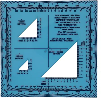 Image de Autres instruments de mesure : rapporteurs militaires