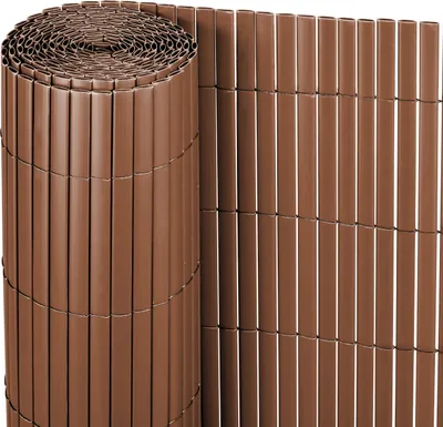 Immagine prodotto di Ribelli PVC schermo per la privacy schermo per la privacy schermo per il balcone frangivento 1 x 4 m, marrone - B-buono