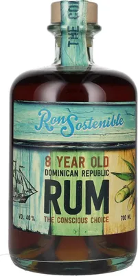 Produktbild von Ron Sostenible 8 Years Old The Conscious Choice Rum 40% Vol. 0,7l