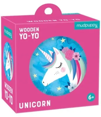 Produktbild von Mudpuppy Dřevěné jojo Jednorožec