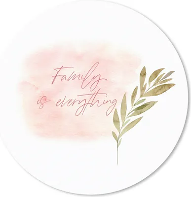 Produktbild von MuchoWow® Mauspad Mousepad Zitate - Familie ist alles - Sprichwörter - Familie 40x40 cm - Mousepads - Maus Mat - Pad - Mausunterlage - Schreibtisch Accessoires