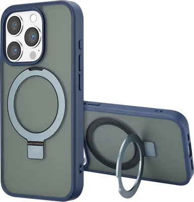 Immagine prodotto di Accezz Ring Stand Backcover con MagSafe iPhone 15 Pro - Blu