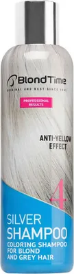 Obrázek produktu pro Blond Time Silver šampon stříbrný efekt pro blond vlasy neutralizuje žluté odstíny 200 ml