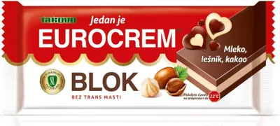 Produktbild von Eurocrem Blok Schokolade 90g