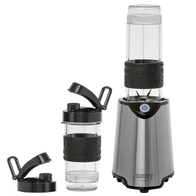 Obrázek produktu pro Camry | Osobní mixér | CR 4069i | Stolní mixér | 500 W | Materiál nádoby plast | Objem nádoby 0,4 + 0,57 l | Drcení ledu | Nerezová ocel