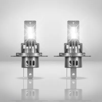 Immagine prodotto di Lampadina per fari LED Ikodm H4 30W 12V 2500LM 6500K IP65 Plug & Play, set da 2 pezzi per auto/moto