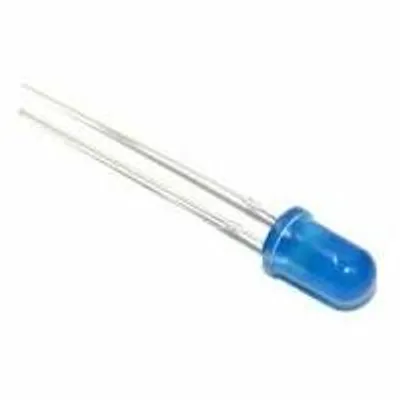 Image de 3 mm, LED bleues à diffusion (10 pièces)