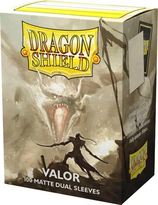 Productafbeelding van Dragon Shield Valor, kaartbeschermhoezen, beige, 100 stuks